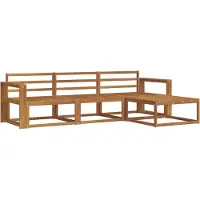 vidaXL Buiten bank set 4 st Naturel Massief Acacia Hout