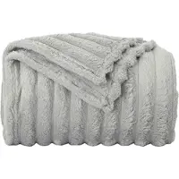 vidaXL plaid Grijs 270 x 240 cm 1.77 kg Fleece