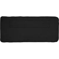 vidaXL Gestoffeerd hoofdbord Bruin en Zwart 100 cm Massief grenenhout