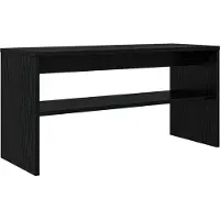 vidaXL TV Kast 80 x 30 x 40 cm Zwart Eiken Bewerkt hout