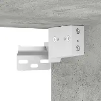 vidaXL TV Wandkast 59,5 x 31 x 80 cm Beton Grijs Bewerkt hout