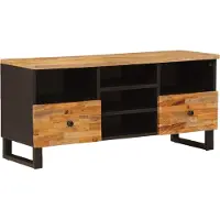 vidaXL TV Kast Corona Bruin 100 x 33 x 46 cm Massief Mango Hout