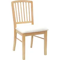 vidaXL Eetstoelen 2 st Massief Rubberhout Naturel 50 x 52,5 x 91 cm