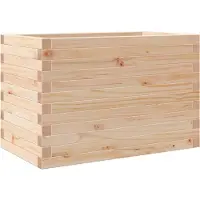 vidaXL Plantenbak 70x40x45,5 cm massief grenenhout