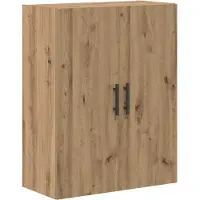 vidaXL Hoge kast, 2 stuks, ambachtelijke eikenhoutlook, 69,5 x 34 x 180 cm