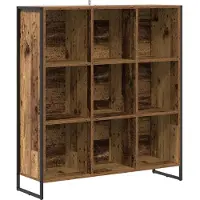 vidaXL - Boekenkast - 99,5 - x - 30 - x - 108 - cm - Bewerkt - hout - Oud - hout