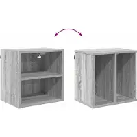 vidaXL Hangkast Grijs Sonoma 40 x 29,5 x 40 cm Bewerkt hout