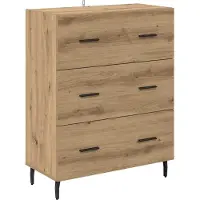 vidaXL Hoge kast 2 st Artisan Eiken 69,5 x 32,5 x 180 cm Bewerkt hout