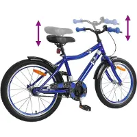 vidaXL Kinderfiets 20 Inch voor 6-11 jaar oud Donkerblauw