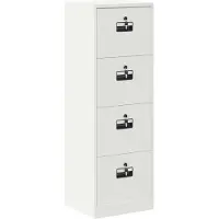 vidaXL Bestandkast Antraciet 45,5 x 42 x 106,5 cm Koudgewalst Staal