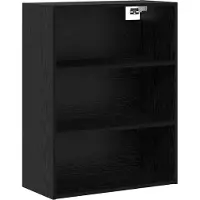 vidaXL Highboard 2 st Zwart Eiken 69,5 x 34 x 180 cm
