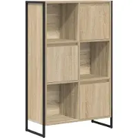 vidaXL Boekenkast 68 x 30 x 108.5 cm Bewerkt hout Sonoma