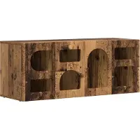 vidaXL TV Kast ELST 100 x 35 x 40 cm Oudhout Bewerkt hout