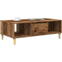 vidaXL Salontafel Oudhout 102 x 55 x 35 cm Bewerkt hout