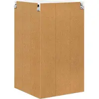 vidaXL Wandhoekkast LUCCA Artisanaal eiken 57 x 57 x 100 cm
