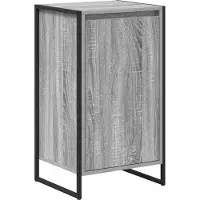vidaXL Dressoir Grijs Sonoma 43 x 36 x 75,5 cm Bewerkt hout