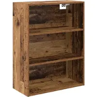 vidaXL Highboard Oud Hout 69,5 x 32,5 x 180 cm Bewerkt hout
