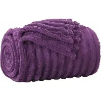 vidaXL Dekentjes 6 st Paars 150 x 130 cm 2.85 kg Fleece