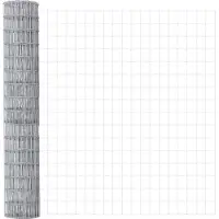 vidaXL Euro Hek 1,6 x 10 m PVC-gelaagd ijzer