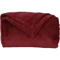 vidaXL plaid Bordeaux Rood 150 x 200 cm 0.78 kg Fleece