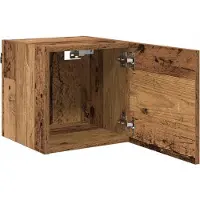 vidaXL Wandgemonteerde TV-kast Oud hout Bewerkt hout
