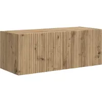 vidaXL Tv-meubelset 4 st Artisan Eiken Bewerkt hout