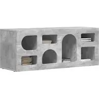 vidaXL TV Kast ELST 100 x 35 x 40 cm Beton Grijs Bewerkt hout