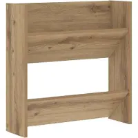 vidaXL Schoenenkast 60 x 18 x 60 cm Bewerkt hout Artisan Eiken