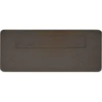 vidaXL Gestoffeerd hoofdbord Bruin en Taupe 100 cm Massief grenenhout