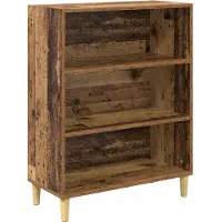 vidaXL Highboard Oud Hout 69,5 x 32,5 x 180 cm Bewerkt hout