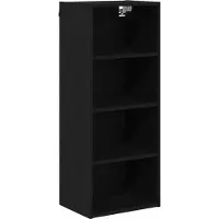 vidaXL Hangkast Zwart Eiken 40 x 29,5 x 100 cm Bewerkt hout