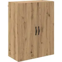 vidaXL Highboard 2 st Artisan Eiken 69,5 x 34 x 180 cm Bewerkt hout