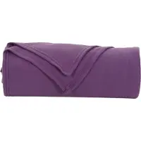 vidaXL Dekentjes 6 st Paars 270 x 240 cm 5.44 kg Fleece