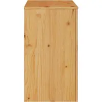 vidaXL Dressoir Drammen Eiken 79 x 43 x 75.5 cm Massief grenenhout