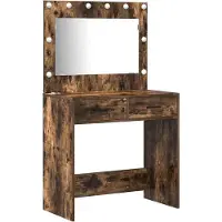 vidaXL Kaptafel 2 st Bruin 78,5 x 41 x 135 cm Bewerkt hout