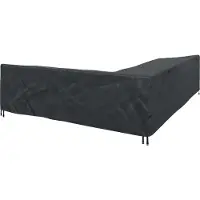 vidaXL - Meubelbescherming - 355 - x - 275 - x - 80 - cm - 210D - Oxford - stof - L-vorm