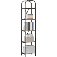 vidaXL Boekenplank Artisan Eiken 40 x 30 x 183 cm Bewerkt hout