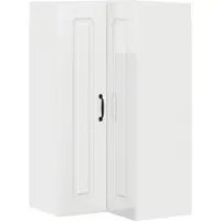 vidaXL Vaatwasserpaneel Kalmar Hoogglans wit 57 x 57 x 100 cm