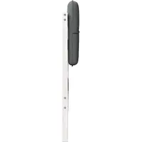 vidaXL Gestoffeerd hoofdbord met hoofdeinde Wit en Lichtgrijs 75 cm