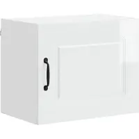 vidaXL Vaatwasserpaneel Kalmar Hoogglans wit 50 x 31 x 40 cm