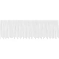 vidaXL Lacegordijn Wit 80 x 500 cm Polyester