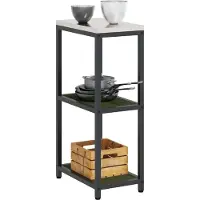 vidaXL Keukenplankeenheid HATTEM Olijfgroen 30 x 50 x 92 cm Staal