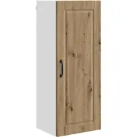 vidaXL Wandkast PORTO Artisan Eiken 40 x 31 x 100 cm Bewerkt hout