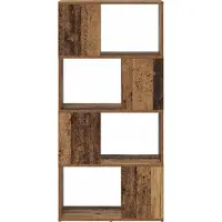 vidaXL Tv-meubelset 60 x 24 x 125,5 cm Bruin Bewerkt hout