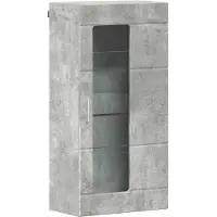 vidaXL - Tv-meubelset - met - lade - FLORIN - 3 - pcs - Beton - Grijs - Bewerkt - hout