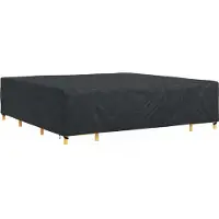 vidaXL Meubelbescherming Effen Zwart 300 x 300 x 70 cm 210D
