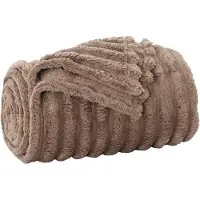 vidaXL plaid Camel 270 x 240 cm 1.85 kg Fleece