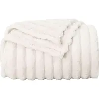 vidaXL Dekentjes 6 st Crèmekleurig 150 x 130 cm 2.85 kg Fleece