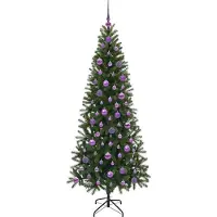 vidaXL Kunstkerstboom Groen 180 cm PE en PVC