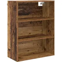 vidaXL Highboard Oud Hout 69,5 x 34 x 180 cm Bewerkt hout